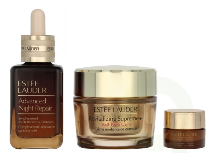 Estee Lauder Mixed Lines Face Care Set 105 ml Advanced Night Repair 50ml/Revitalizing Supreme + 50ml /Advanced Night Repair Eye 5ml i gruppen HELSE OG SKJØNNHET / Hudpleie / Ansikt hos TP E-commerce Nordic AB (D25883)