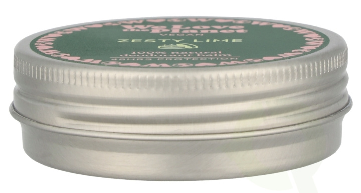 We Love The Planet Vegan Deodorant Balm 35 g Zesty Lime i gruppen HELSE OG SKJØNNHET / Duft og parfyme / Deodorant hos TP E-commerce Nordic AB (D26073)