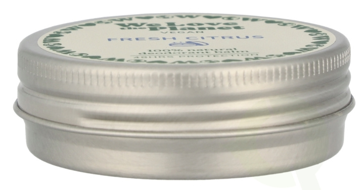 We Love The Planet Vegan Deodorant Balm 35 g Fresh Citrus i gruppen HELSE OG SKJØNNHET / Duft og parfyme / Deodorant hos TP E-commerce Nordic AB (D26076)