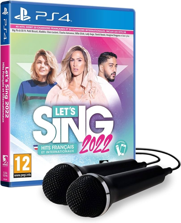 Let\'s Sing 2022 + 2 MIC. (FR/Multi in Game) (PS4) i gruppen Elektronikk / TV-spill & tilbehør / Sony PlayStation 4 / Spill hos TP E-commerce Nordic AB (D26227)