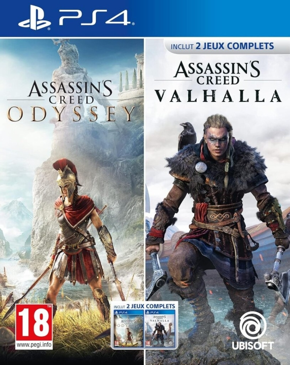 Assassin\'s Creed Odyssey + Valhalla (PS4) i gruppen Elektronikk / TV-spill & tilbehør / Sony PlayStation 4 / Spill hos TP E-commerce Nordic AB (D26434)