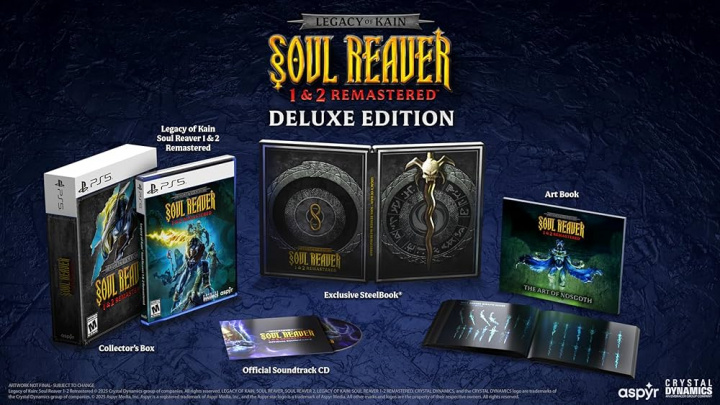 Legacy of Kain™ Soul Reaver 1&2 Remastered (Deluxe Edition) (PS5) i gruppen Elektronikk / TV-spill & tilbehør / Sony PlayStation 5 / Spill hos TP E-commerce Nordic AB (D26452)
