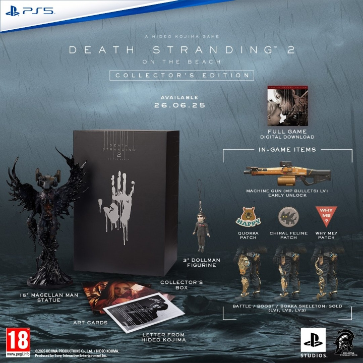Death Stranding 2: On The Beach (Collectors Edition) (PS5) i gruppen Elektronikk / TV-spill & tilbehør / Sony PlayStation 5 / Spill hos TP E-commerce Nordic AB (D26523)