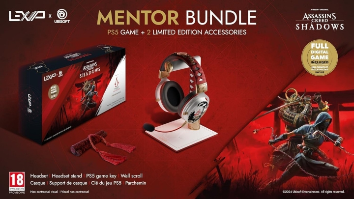 Assassin\'S Creed Shadows Mentor Box Ps5 Game Headset & Stand - Eu (PS5) i gruppen Elektronikk / TV-spill & tilbehør / Sony PlayStation 5 / Spill hos TP E-commerce Nordic AB (D26563)