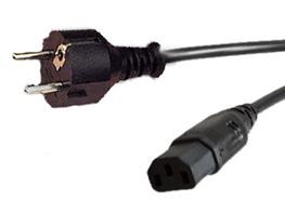 EURO Power Cable for Xbox 360 Slim (KETTLE LEAD) i gruppen Elektronikk / TV-spill & tilbehør / Xbox 360 hos TP E-commerce Nordic AB (D26692)