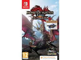 Monster Hunter Rise Sunbreak (CIAB) (Switch) i gruppen Elektronikk / TV-spill & tilbehør / Nintendo Switch / Spel hos TP E-commerce Nordic AB (D26744)