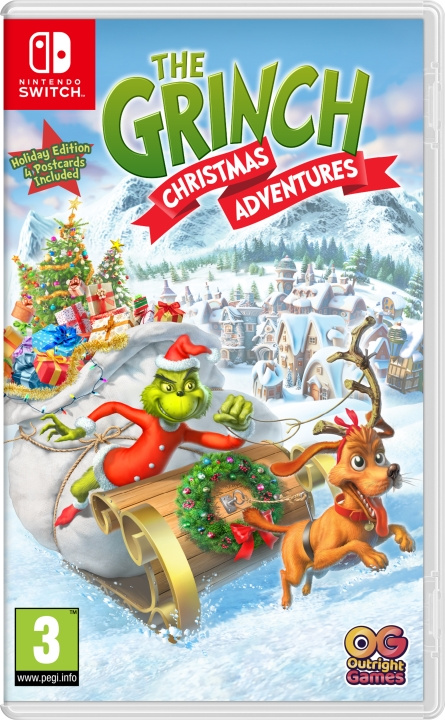 The Grinch: Christmas Adventures Incl. Postcard (Switch) i gruppen Elektronikk / TV-spill & tilbehør / Nintendo Switch / Spel hos TP E-commerce Nordic AB (D26745)