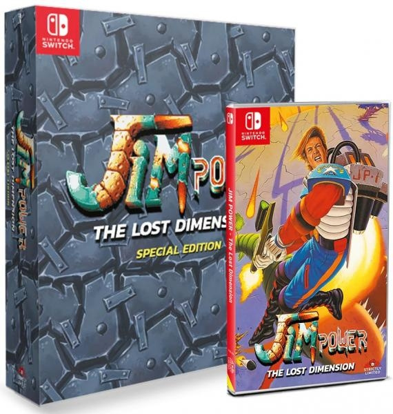Jim Power The Lost Dimension Special Limited Edition (Strictly Limited) (Switch) i gruppen Elektronikk / TV-spill & tilbehør / Nintendo Switch / Spel hos TP E-commerce Nordic AB (D26768)