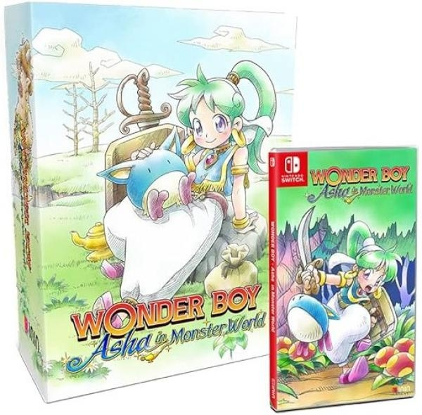Wonder Boy: Asha in Monster World Collectors Edition (Switch) i gruppen Elektronikk / TV-spill & tilbehør / Nintendo Switch / Spel hos TP E-commerce Nordic AB (D26772)