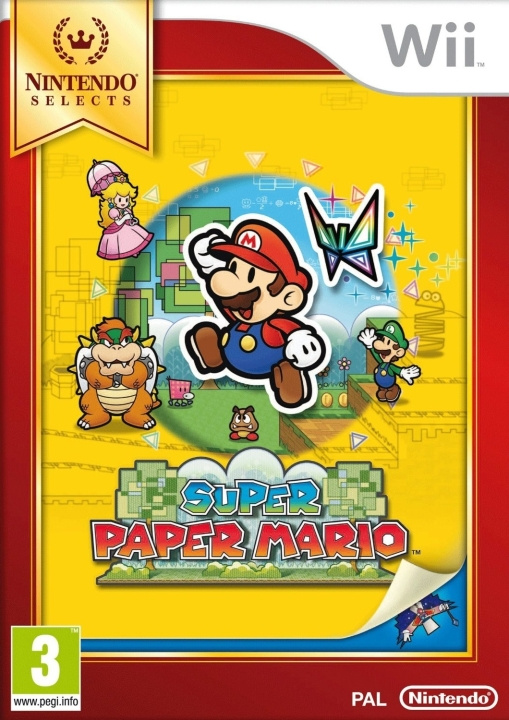 Super Paper Mario (Select) i gruppen Elektronikk / TV-spill & tilbehør / Nintendo Wii hos TP E-commerce Nordic AB (D26894)