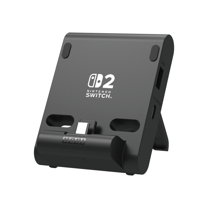 Hori Dual USB PlayStand for Nintendo Switch 2 - Mørkegrå i gruppen Elektronikk / TV-spill & tilbehør / Nintendo Switch 2 / Tilbehør hos TP E-commerce Nordic AB (D26905)