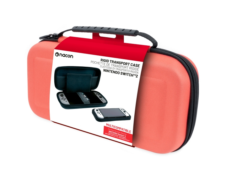 NACON Classic Taske L - Nintendo Switch 2 - Pastell Rød i gruppen Elektronikk / TV-spill & tilbehør / Nintendo Switch 2 / Tilbehør hos TP E-commerce Nordic AB (D26989)