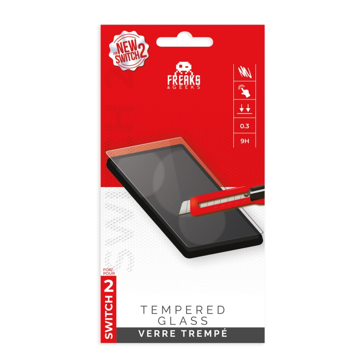 Trade Invaders Herdet glass - Switch 2 i gruppen Elektronikk / TV-spill & tilbehør / Nintendo Switch 2 / Tilbehør hos TP E-commerce Nordic AB (D26994)