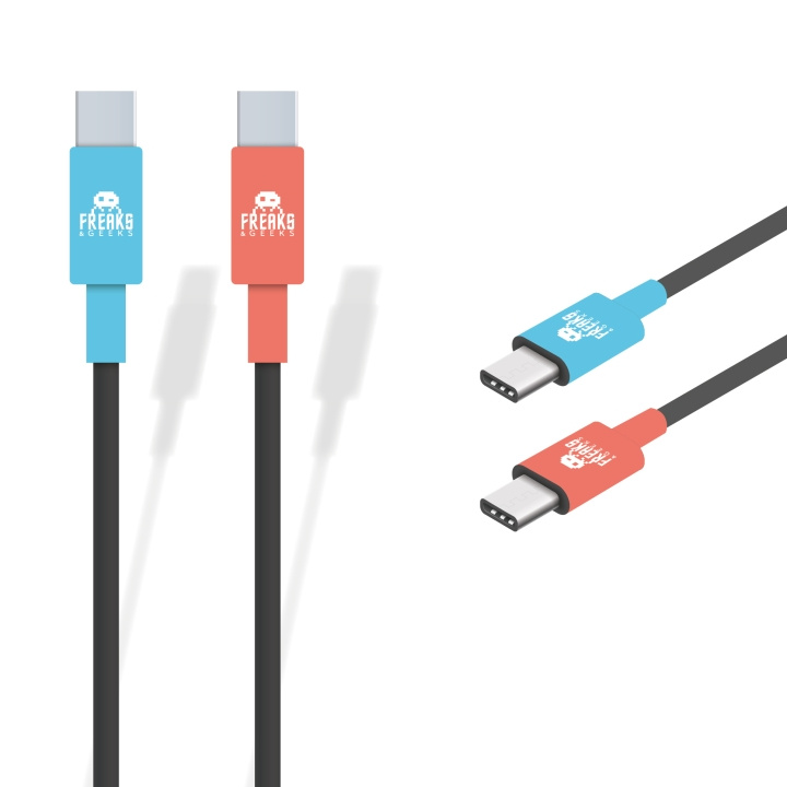 Trade Invaders Switch 2 ladekabel - Type C til Type C (3 m) i gruppen Elektronikk / TV-spill & tilbehør / Nintendo Switch 2 / Tilbehør hos TP E-commerce Nordic AB (D26996)