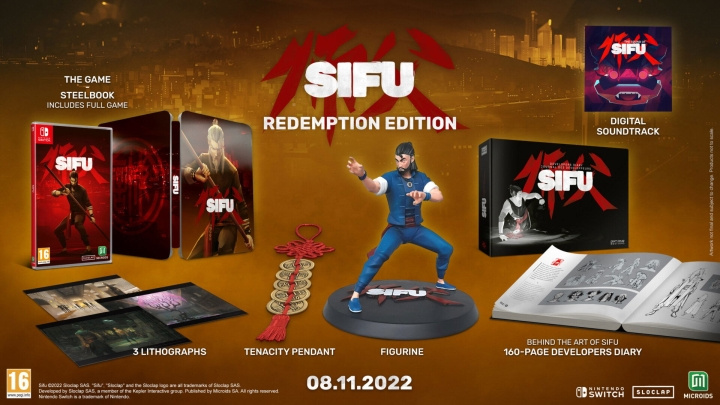 SIFU Redemption Edition (Collector\'s Edition) (Switch) i gruppen Elektronikk / TV-spill & tilbehør / Nintendo Switch / Spel hos TP E-commerce Nordic AB (D27067)