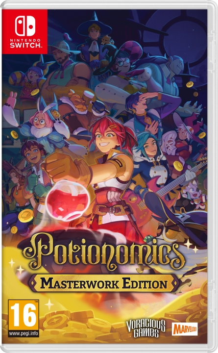 Potionomics: Masterwork Edition (Switch) i gruppen Elektronikk / TV-spill & tilbehør / Nintendo Switch / Spel hos TP E-commerce Nordic AB (D27109)