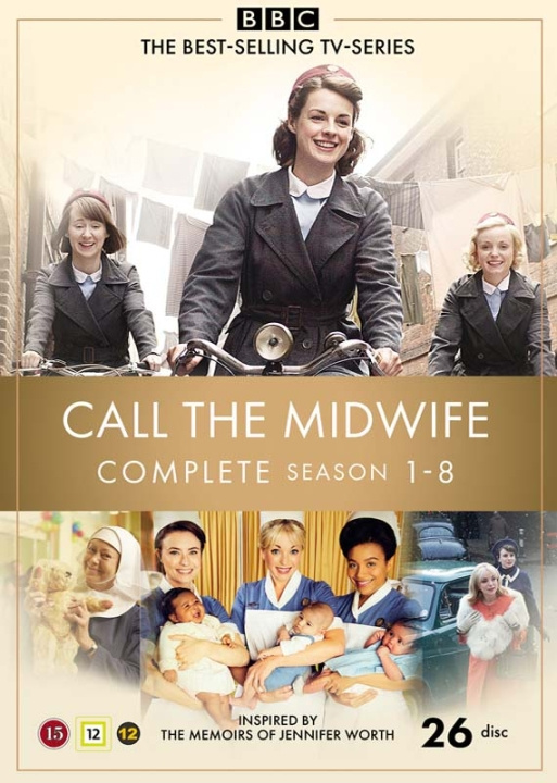 CALL THE MIDWIFE - COLLECTION BOX SEASON 1- 8 - 26 DVD BOX i gruppen Elektronikk / Lyd & Bilde / TV og tilbehør / Filmer / DVD hos TP E-commerce Nordic AB (D27480)