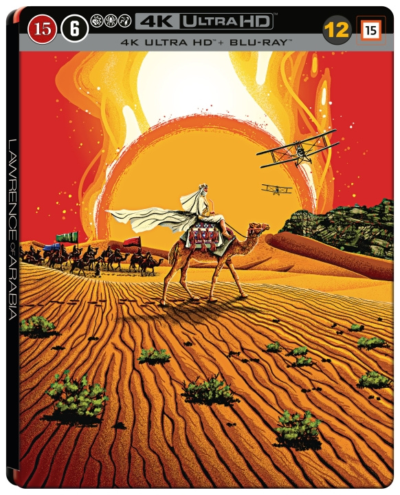 Lawrence Of Arabia - Limited Steelbook (4K Ultra HD + Blu-ray) (4 disc) i gruppen Elektronikk / Lyd & Bilde / TV og tilbehør / Filmer / Blu-ray hos TP E-commerce Nordic AB (D27500)