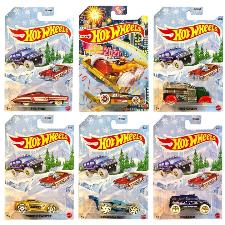 Hot Wheels Winter Series-kolleksjonen (W3099) i gruppen LEKER, BARN OG BABY / Leker / Lekebiler hos TP E-commerce Nordic AB (D27526)