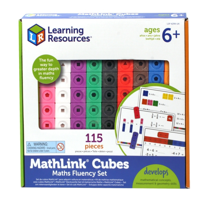 Learning Resources MathLink® Cubes - Matematisk flyt-sett (LSP4299-SCA) i gruppen LEKER, BARN OG BABY / Leker / Byggeleker / Byggeklosser hos TP E-commerce Nordic AB (D27527)