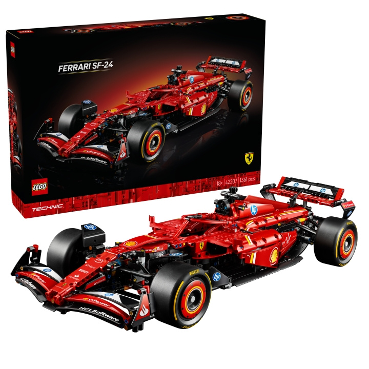 LEGO Technic - Ferrari SF-24 F1-bil (42207) i gruppen LEKER, BARN OG BABY / Leker / Byggeleker / Lego hos TP E-commerce Nordic AB (D27551)