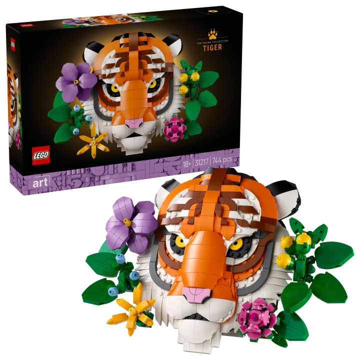 LEGO ART - The Fauna Collection - Tiger (31217) i gruppen LEKER, BARN OG BABY / Leker / Byggeleker / Lego hos TP E-commerce Nordic AB (D27563)
