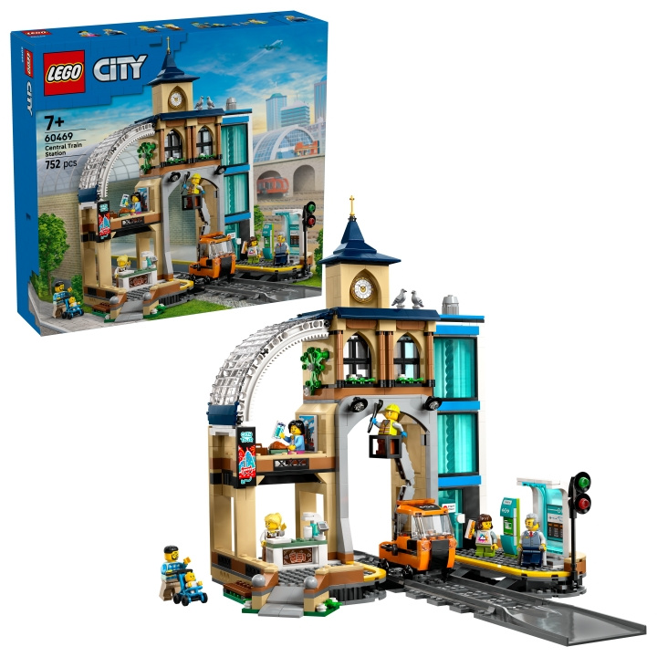 LEGO LEGO City - sentralstasjon (60469) i gruppen LEKER, BARN OG BABY / Leker / Byggeleker / Lego hos TP E-commerce Nordic AB (D27569)