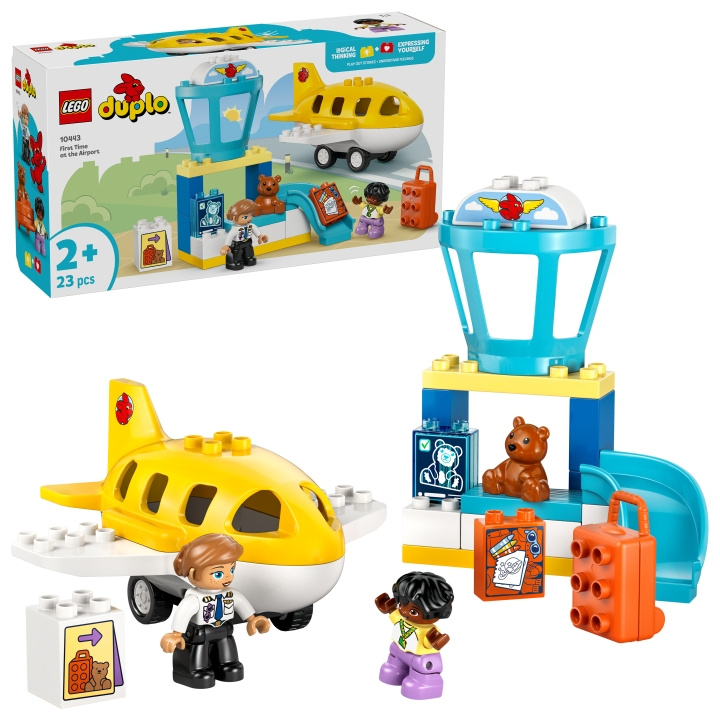 LEGO DUPLO Town - Første gang på flyplassen (10443) i gruppen LEKER, BARN OG BABY / Leker / Byggeleker / Lego hos TP E-commerce Nordic AB (D27573)