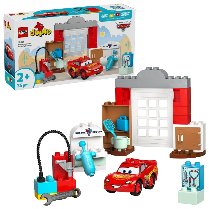 LEGO DUPLO Disney TM - McQueens besøk hos Docs garasje (10456) i gruppen LEKER, BARN OG BABY / Leker / Byggeleker / Lego hos TP E-commerce Nordic AB (D27579)