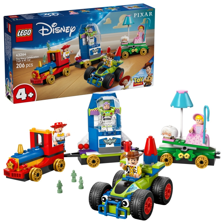 LEGO Disney Pixar - Toy Story Celebration Tog og RC-bil (43264) i gruppen LEKER, BARN OG BABY / Leker / Byggeleker / Lego hos TP E-commerce Nordic AB (D27580)