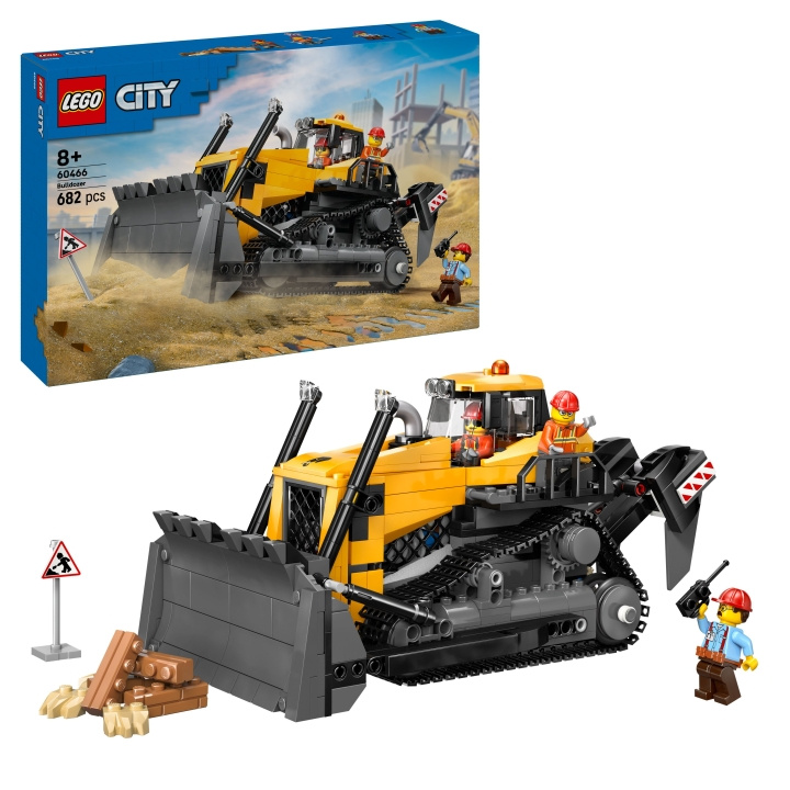 LEGO LEGO City - Gul bulldoser (60466) i gruppen LEKER, BARN OG BABY / Leker / Byggeleker / Lego hos TP E-commerce Nordic AB (D27584)