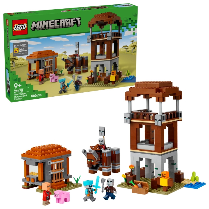 LEGO Minecraft - Pillager-utposten og Ravager (21278) i gruppen LEKER, BARN OG BABY / Leker / Byggeleker / Lego hos TP E-commerce Nordic AB (D27592)