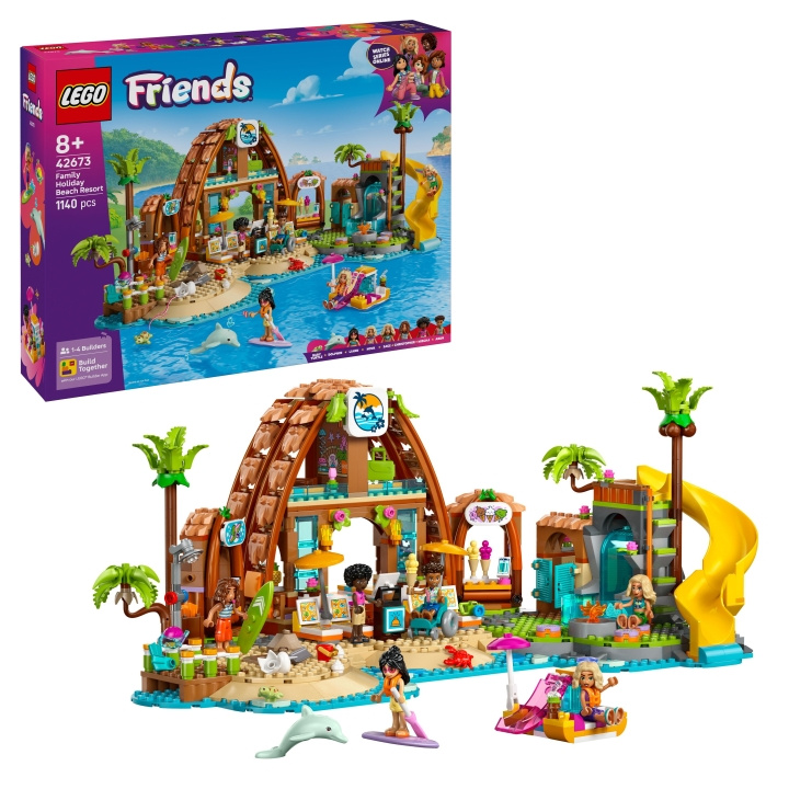 LEGO LEGO Friends - Family Holiday Beach Resort (42673) i gruppen LEKER, BARN OG BABY / Leker / Byggeleker / Lego hos TP E-commerce Nordic AB (D27604)