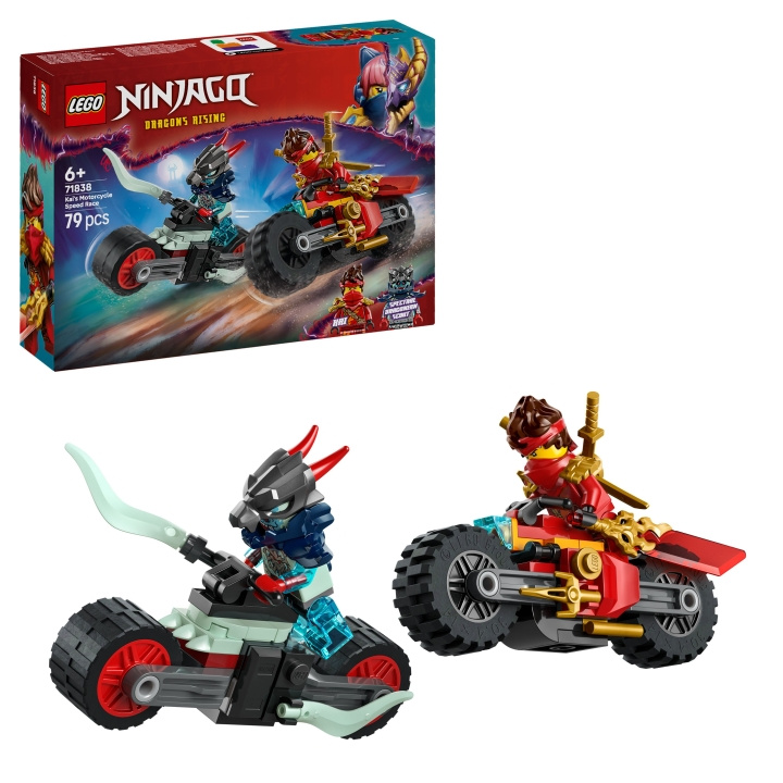 LEGO Ninjago - Kais motorsykkelfartsrace (71838) i gruppen LEKER, BARN OG BABY / Leker / Byggeleker / Lego hos TP E-commerce Nordic AB (D27605)