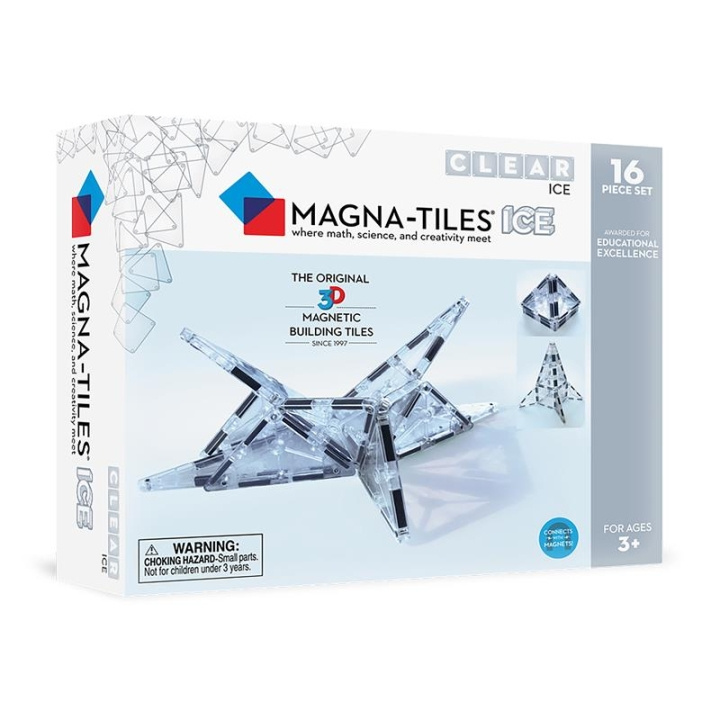 Magna Tiles MAGNA-TILES - ICE 16 stk sett (90214) i gruppen LEKER, BARN OG BABY / Leker / Byggeleker / Byggeklosser hos TP E-commerce Nordic AB (D27641)