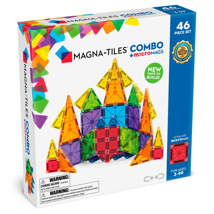 Magna Tiles MAGNA-TILES - microMAGS Combo 46 stk (90293) i gruppen LEKER, BARN OG BABY / Leker / Byggeleker / Byggeklosser hos TP E-commerce Nordic AB (D27647)