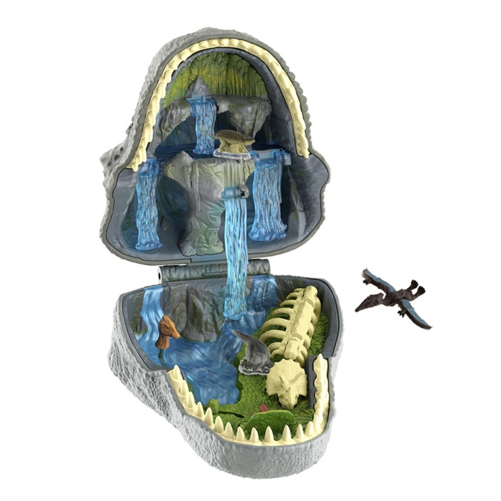 Jurassic World Rebirth Micro Compact - Tyrannosaurus Rex i gruppen LEKER, BARN OG BABY / Leker / Figurer, miniatyrer og tilbehør hos TP E-commerce Nordic AB (D27652)