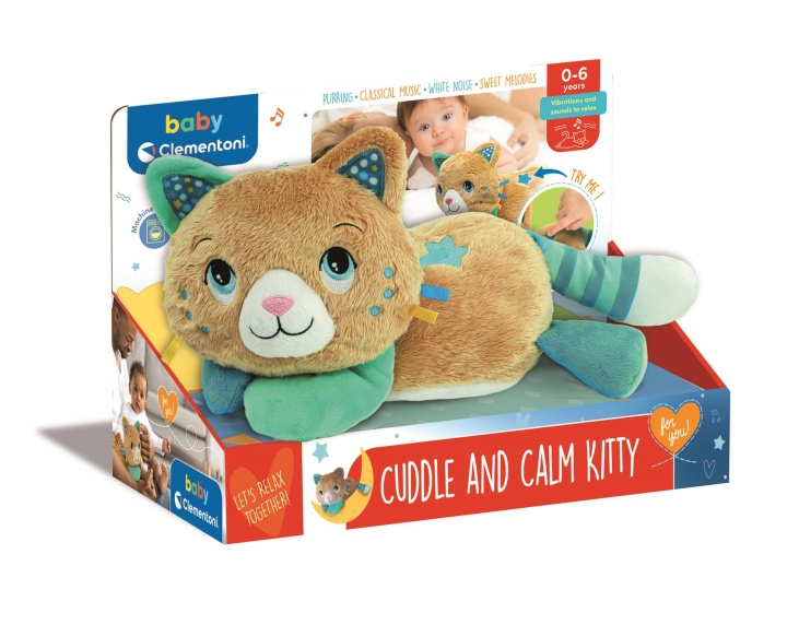 Clementoni Kose- og beroligende pus (I-17574) i gruppen LEKER, BARN OG BABY / Babyleker (0-3 år) / Kosedyr hos TP E-commerce Nordic AB (D27691)