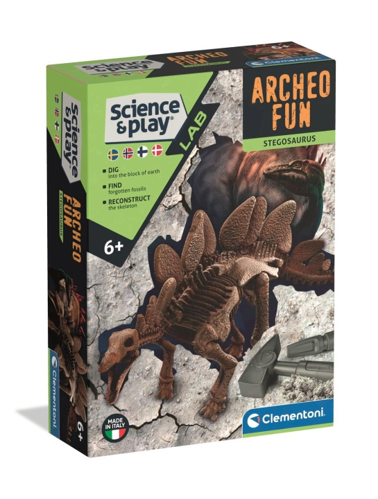 Clementoni Stegosaurus (I-78849) i gruppen LEKER, BARN OG BABY / Leker / Figurer, miniatyrer og tilbehør hos TP E-commerce Nordic AB (D27696)