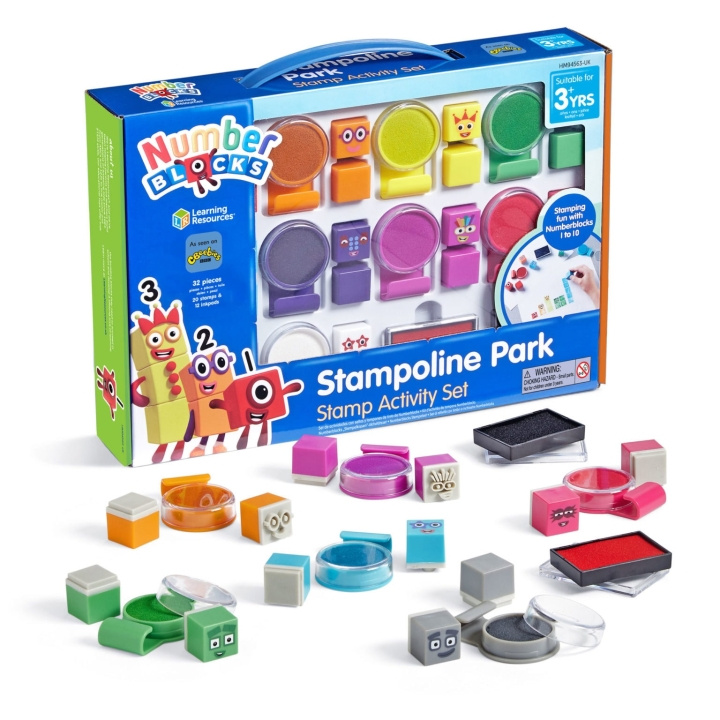 Learning Resources - Numberblocks - Aktivitetssett med frimerker (HM94563-SCA) i gruppen LEKER, BARN OG BABY / Babyleker (0-3 år) / Aktivitetsleker hos TP E-commerce Nordic AB (D27705)