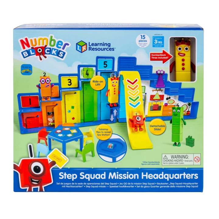 Learning Resources Numberblocks Step Squad oppdragshovedkvarter (HM95404-SCA) i gruppen LEKER, BARN OG BABY / Leker / Byggeleker / Byggeklosser hos TP E-commerce Nordic AB (D27706)