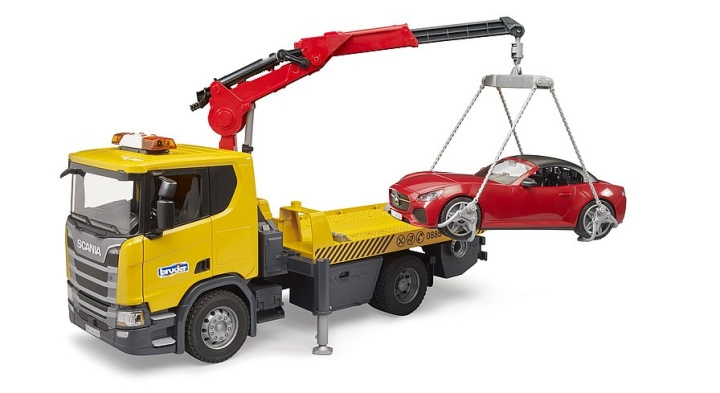 Bruder Scania Super 560R Slepebil med lys og lyd (03552) i gruppen LEKER, BARN OG BABY / Leker / Lekebiler hos TP E-commerce Nordic AB (D27748)