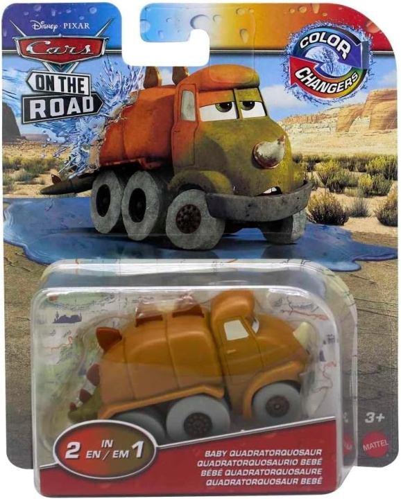 Disney Biler - Color Changers - Baby Quadratorquosaur (HDM68) i gruppen LEKER, BARN OG BABY / Leker / Lekebiler hos TP E-commerce Nordic AB (D27753)