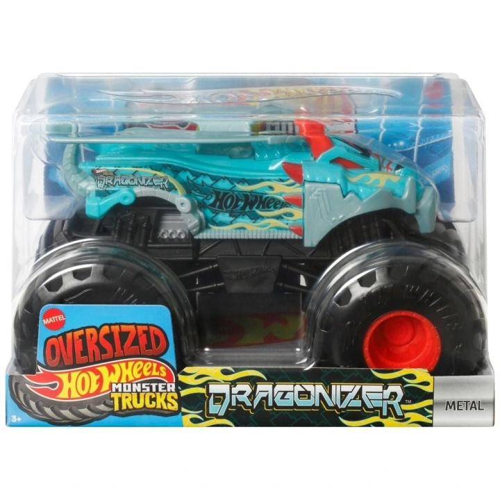Hot Wheels Monster Trucks 1:24 Die-Cast - Dragonizer i gruppen LEKER, BARN OG BABY / Leker / Lekebiler hos TP E-commerce Nordic AB (D27760)