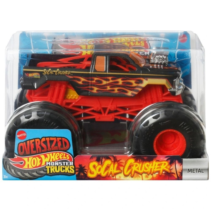 Hot Wheels Monster Trucks 1:24 Die-Cast - Socal Crusher i gruppen LEKER, BARN OG BABY / Leker / Lekebiler hos TP E-commerce Nordic AB (D27761)