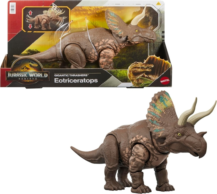 Jurassic World Gigantiske Trashers - Eotriceratops i gruppen LEKER, BARN OG BABY / Leker / Figurer, miniatyrer og tilbehør hos TP E-commerce Nordic AB (D27793)