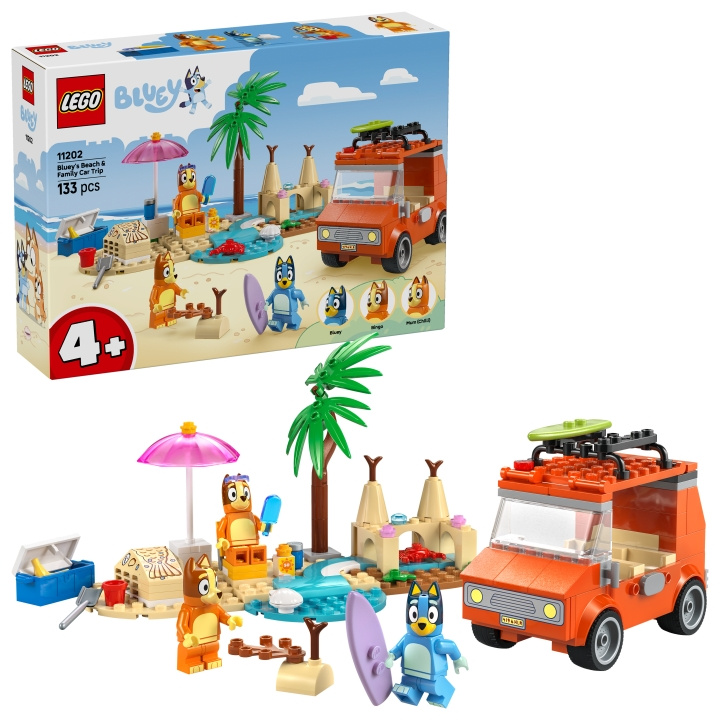 LEGO Bluey - Blueys strand- og familiebiltur (11202) i gruppen LEKER, BARN OG BABY / Leker / Byggeleker / Lego hos TP E-commerce Nordic AB (D27800)