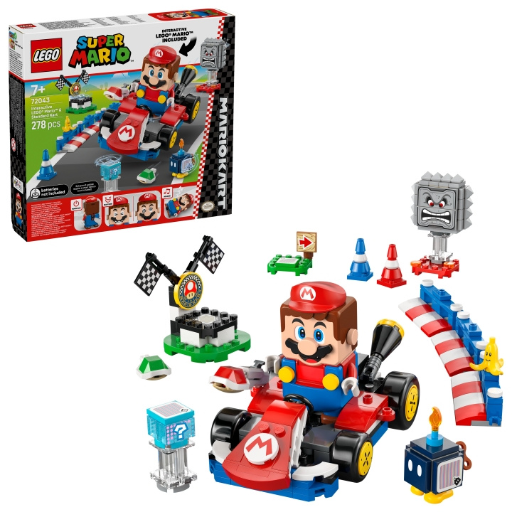 LEGO Super Mario - Mario Kart™: Interaktiv LEGO® Mario™ & Standard Kart (72043) i gruppen LEKER, BARN OG BABY / Leker / Byggeleker / Lego hos TP E-commerce Nordic AB (D27805)
