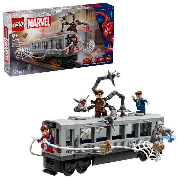 LEGO Superhelter - Spider-Man mot Doc Ock: T-banetogscene (76321) i gruppen LEKER, BARN OG BABY / Leker / Byggeleker / Lego hos TP E-commerce Nordic AB (D27808)
