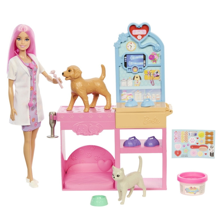 Barbie Fast Cast Pet Vet Clinic (JFX93) i gruppen LEKER, BARN OG BABY / Leker / Dukker & tilbehør hos TP E-commerce Nordic AB (D27857)